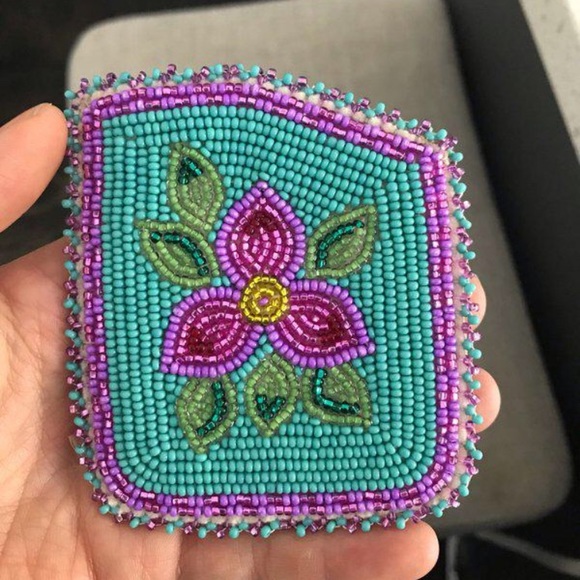 Handbags - Beaded Card Holder - one of a kind